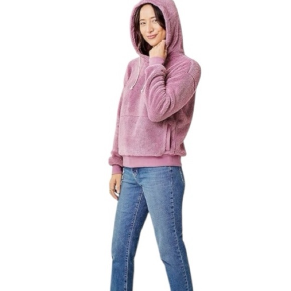 Carve Designs Women's Brie Sherpa Pullover Fleece Hoodie XS - Picture 1 of 9